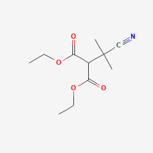 molecular formula C11H17NO4 B8233010 Diethyl 2-(2-cyanopropan-2-yl)malonate 