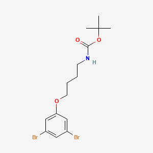 Tert-butyl 4-(3,5-dibromophenoxy)butylcarbamate