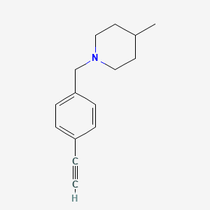 1-(4-Ethynylbenzyl)-4-methylpiperidine