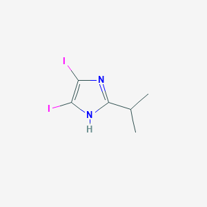 molecular formula C6H8I2N2 B8233125 4,5-二碘-2-异丙基-1H-咪唑 