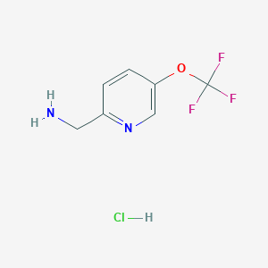 (5-(Trifluoromethoxy)pyridin-2-yl)methanamine hydrochloride