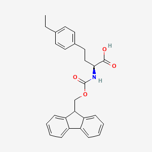(S)-2-((((9H-Fluoren-9-yl)methoxy)carbonyl)amino)-4-(4-ethylphenyl)butanoic acid