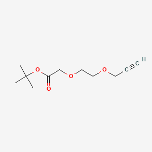 Propargyl-PEG1-CH2COOtBu