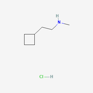molecular formula C7H16ClN B8233224 (2-Cyclobutylethyl)(methyl)amine hydrochloride 