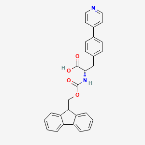 molecular formula C29H24N2O4 B8233270 Fmoc-L-4-Phe(4-Pyridynl)-OH 