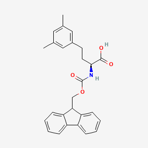 (2S)-4-(3,5-dimethylphenyl)-2-(9H-fluoren-9-ylmethoxycarbonylamino)butanoic acid