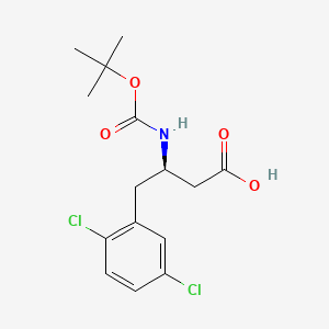 (R)-3-(Boc-amino)-4-(2,5-dichlorophenyl)butanoic acid
