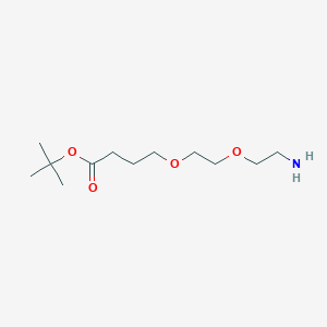 molecular formula C12H25NO4 B8233348 4-[2-(2-Aminoethoxy)ethoxy]butanoic acid tert-butyl ester 