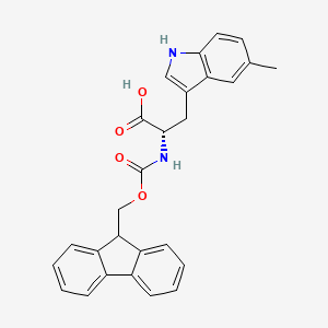 (2S)-2-(9H-fluoren-9-ylmethoxycarbonylamino)-3-(5-methyl-1H-indol-3-yl)propanoic acid