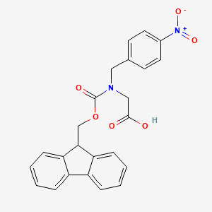 molecular formula C24H20N2O6 B8233418 N-Fmoc-4-nitrobenzyl-glycine 