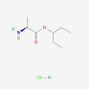 (S)-pentan-3-yl 2-aminopropanoate hydrochloride