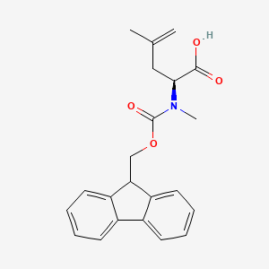 (S)-2-((((9H-Fluoren-9-yl)methoxy)carbonyl)(methyl)amino)-4-methylpent-4-enoic acid