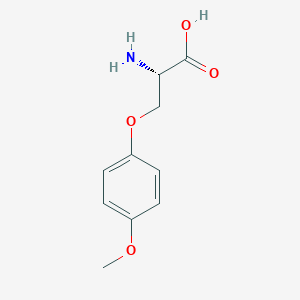 molecular formula C10H13NO4 B8233458 (2S)-2-amino-3-(4-methoxyphenoxy)propanoic acid 
