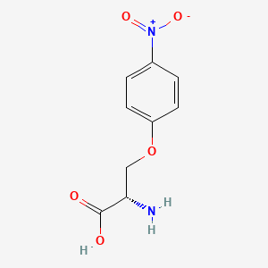 molecular formula C9H10N2O5 B8233466 (2S)-2-amino-3-(4-nitrophenoxy)propanoic acid 