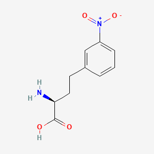 molecular formula C10H12N2O4 B8233602 (2S)-2-amino-4-(3-nitrophenyl)butanoic acid 