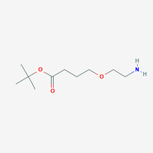 molecular formula C10H21NO3 B8233607 Tert-butyl 4-(2-aminoethoxy)butanoate 