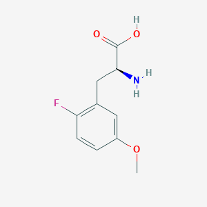 (2S)-2-amino-3-(2-fluoro-5-methoxyphenyl)propanoic acid