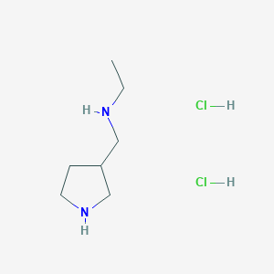 molecular formula C7H18Cl2N2 B8233674 N-(Pyrrolidin-3-ylmethyl)ethanamine diHCl 