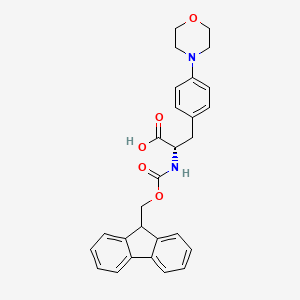 (S)-2-((((9H-Fluoren-9-yl)methoxy)carbonyl)amino)-3-(4-morpholinophenyl)propanoic acid