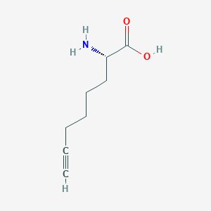 molecular formula C8H13NO2 B8233702 (S)-2-Amino-7-octyneoic acid 