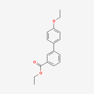 molecular formula C17H18O3 B8233711 Ethyl 4'-ethoxy-[1,1'-biphenyl]-3-carboxylate 
