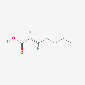 molecular formula C7H12O2 B082338 2-Heptenoic acid CAS No. 10352-88-2