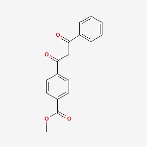 molecular formula C17H14O4 B8233839 Methyl 4-(3-oxo-3-phenyl-propanoyl)benzoate CAS No. 86235-82-7