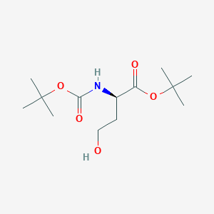 molecular formula C13H25NO5 B8233858 n-Boc-d-homoserine tert-butyl ester CAS No. 110207-49-3
