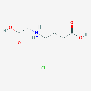 molecular formula C6H12ClNO4 B8233892 Carboxymethyl(3-carboxypropyl)azanium;chloride 