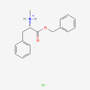 molecular formula C17H20ClNO2 B8233906 methyl-[(2S)-1-oxo-3-phenyl-1-phenylmethoxypropan-2-yl]azanium;chloride 