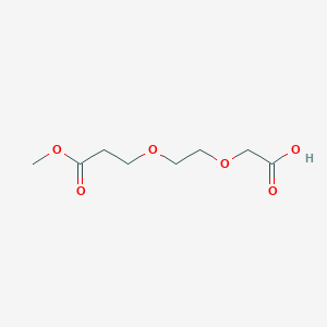 molecular formula C8H14O6 B8233917 3-(2-Carboxymethoxy-ethoxy)-propionic acid methyl ester 