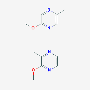 molecular formula C12H16N4O2 B8234082 2-Methoxy-3(or 5)-methylpyrazine 