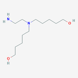 molecular formula C12H28N2O2 B8234110 5,5'-((2-Aminoethyl)azanediyl)bis(pentan-1-ol) 