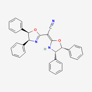 (E)-2-((4S,5R)-4,5-Diphenyl-4,5-dihydrooxazol-2-yl)-2-((4S,5R)-4,5-diphenyloxazolidin-2-ylidene)acetonitrile