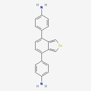 molecular formula C20H16N2Se B8234144 4,4'-(Benzo[c]selenophene-4,7-diyl)dianiline 