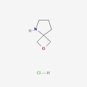molecular formula C6H12ClNO B8234168 2-氧杂-5-氮杂螺[3.4]辛烷盐酸盐 