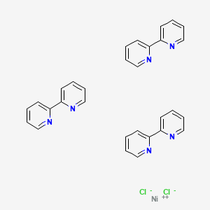 molecular formula C30H24Cl2N6Ni B8234225 Nickel(2+);2-pyridin-2-ylpyridine;dichloride CAS No. 14751-84-9