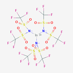 molecular formula C6F18InN3O12S6 B8234238 CID 11355071 