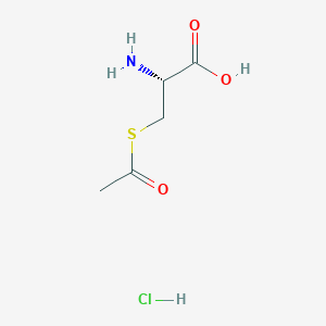 molecular formula C5H10ClNO3S B8234275 L-Cysteine, acetate (ester), hydrochloride (9CI) 