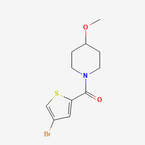 molecular formula C11H14BrNO2S B8234281 (4-Bromothiophen-2-yl)(4-methoxypiperidin-1-yl)methanone 