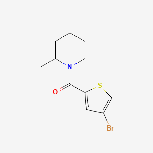 molecular formula C11H14BrNOS B8234303 (4-Bromothiophen-2-yl)(2-methylpiperidin-1-yl)methanone 