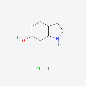 molecular formula C8H16ClNO B8234403 Octahydro-1H-indol-6-ol hydrochloride 
