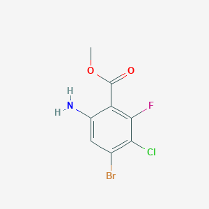 Methyl 6-amino-4-bromo-3-chloro-2-fluorobenzoate