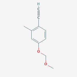 molecular formula C11H12O2 B8234431 1-乙炔基-4-(甲氧甲氧基)-2-甲苯 