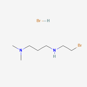 molecular formula C7H18Br2N2 B8234496 N-(2-bromoethyl)-N',N'-dimethylpropane-1,3-diamine;hydrobromide 