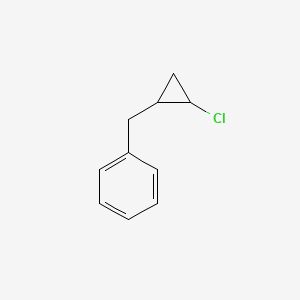 molecular formula C10H11Cl B8234539 (2-Chlorocyclopropyl)methylbenzene 