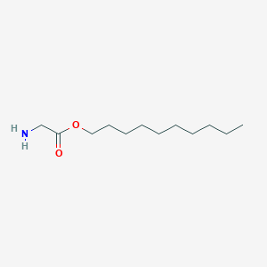 molecular formula C12H25NO2 B8234560 2-Aminoacetic acid decyl ester 