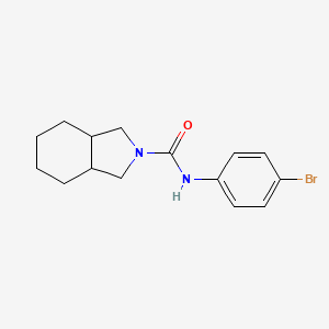 molecular formula C15H19BrN2O B8234684 N-(4-Bromophenyl)hexahydro-1H-isoindole-2(3H)-carboxamide 