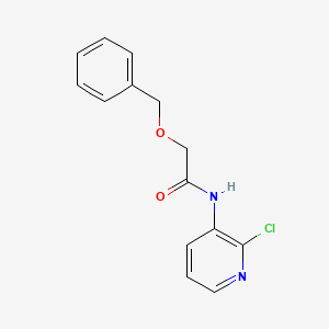 molecular formula C14H13ClN2O2 B8234692 2-Benzyloxy-N-(2-chloro-3-pyridyl)acetamide 