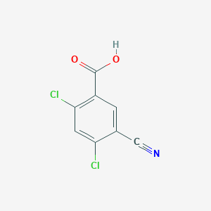 molecular formula C8H3Cl2NO2 B8234712 2,4-Dichloro-5-cyanobenzoic acid CAS No. 19861-64-4